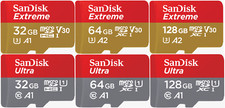 SanDisk 32GB 64GB 128GB ULTRA EXTREME PRO Micro SDXC Memory Card SDHC A1 V30 U3