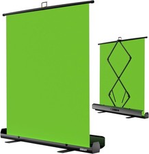 Emart Green Screen Backdrop 150x180cm Retractable, Pull-up with Self-Locking ...