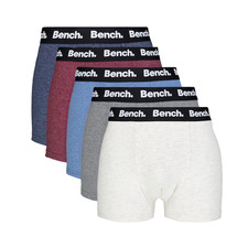 Bench Magson 5pk Mens Boxer Shorts Comfort Underwear Cotton Stretch Boxers
