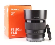 Sony FE 50mm F1.8 AF Prime SEL50F18F Lens Boxed Refurbished +12Month Guarantee.
