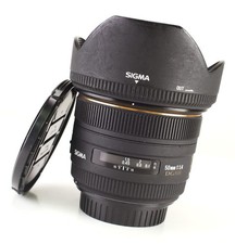 Sigma EX  50mm F1.4 DG HSM AF Prime Lens Canon Front & Rear Lens Cap & Hood