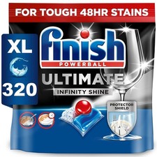 Finish Ultimate Infinity Shine Regular Dishwasher Tablets 320 Tabs