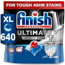 Finish Ultimate Infinity Shine Regular Dishwasher Tablets 640 Tabs
