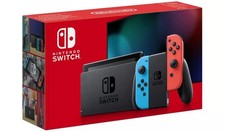 Nintendo Switch Handheld Console, 32GB, Improved Battery - Neon Blue/Red