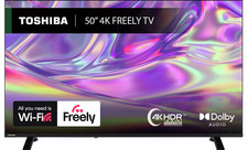 Toshiba 50 Inch TV Smart 4K Ultra HD HDR Freely TV Netflix 50UV1563DB