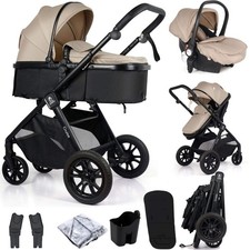 For Your Little One Cruise 3 In 1 Travel System With Car Seat - Dune Beige (Free