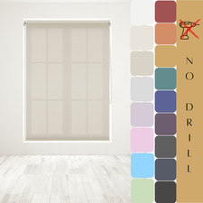 Made To Measure No Drill Daylight Roller Blinds - No Drilling required!