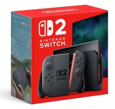Nintendo Switch 2 Console Black 1080p Display Left Right Joy-Con