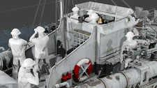WWII Royal Navy - Vosper Motor Torpedo Boat MTB - SET 1 - 10 Figure Set