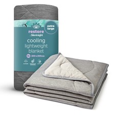 Silentnight Restore Cooling Blanket Lightweight for Night Sweats Soothing Sleep