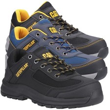 Mens Caterpillar Elmore Safety Steel Toe/Midsole Work Trainers Sizes 6 to 13