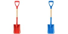 Extra Large 29Inch Beach Metal Spade - Shovel For Kids ~ Colours Vary