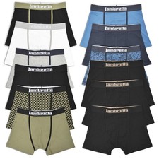 Mens Lambretta 3 Pack Cotton Underwear Trunks Boxer Shorts M to 2XL