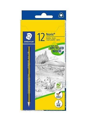 STAEDTLER 183-HB Noris Triangu...phite Pencil - HB (Pack of 12) - down 35.41% (£3.29) to £6.00 from £9.29