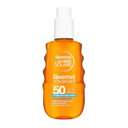 Garnier Ambre Solaire Sensitiv..., For Face, Body & Hair, 150ml - down 48.64% (£8.05) to £8.50 from £16.55
