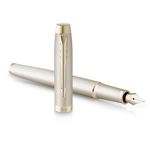 Parker IM Monochrome Fountain ...um Point | Blue Ink | Gift Box - down 43.57% (£19.60) to £25.39 from £44.99