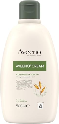 Aveeno Moisturising Cream (1x ...dults and Babies From 3 Months - down 20.12% (£2.01) to £7.98 from £9.99
