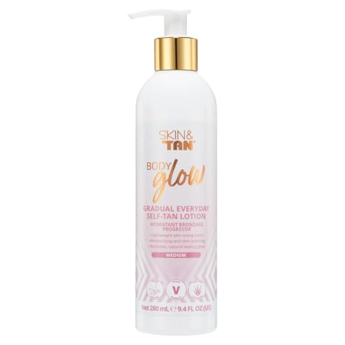 Skin & Tan Body Glow Lotion - ...rating, Body Moisturiser 280ml - down 45.83% (£5.50) to £6.50 from £12.00