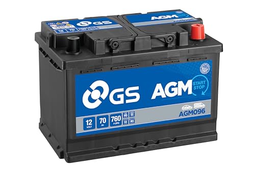 GS AGM096 12V 70Ah 760 CCA AGM... Stop Car, Truck & Van Battery - down 40.20% (£77.17) to £114.79 from £191.96