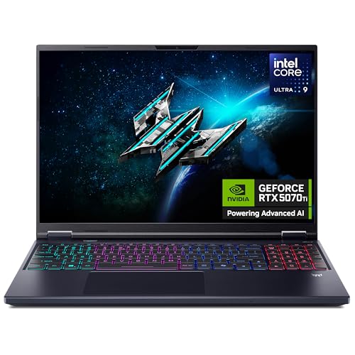 acer Predator Helios Neo 16 AI...WQXGA 240Hz, Windows 11, Black - down 7.23% (£114.00) to £1,462.99 from £1,576.99