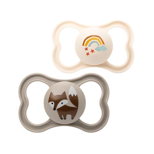 MAM Air Soothers 6-18 Months |...ries | Cream (Various Designs) - down 20.00% (£1.70) to £6.80 from £8.50