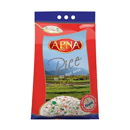 Apna Long grain Basmati 5Kg - down 44.38% (£3.99) to £5.00 from £8.99