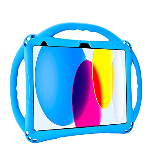 TopEsct Kids Case for iPad (A1... Cover Comes with Strap (Blue) - down 22.95% (£3.44) to £11.55 from £14.99