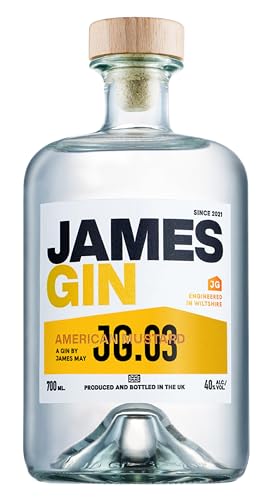 JAMES MAY'S American Mustard Gin | 70cl 40% - down 19.44% (£7.00) to £29.00 from £36.00