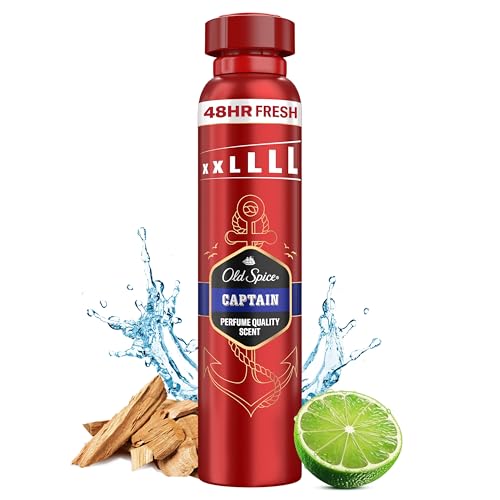 Old Spice Captain Deodorant Bo...Marks and Yellow Stains, 250ml - down 50.19% (£2.71) to £2.69 from £5.40