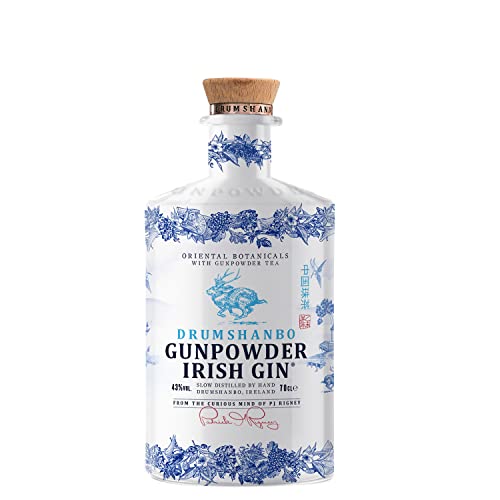 Drumshanbo Gunpowder Irish Gin Ceramic, 70 cl - down 35.71% (£16.05) to £28.89 from £44.94