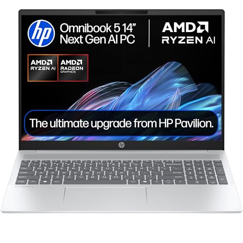 HP OmniBook 5 Next Gen AI Lapt...ery | Windows 11 | 16-ag1001sa - down 28.47% (£199.01) to £499.99 from £699.00