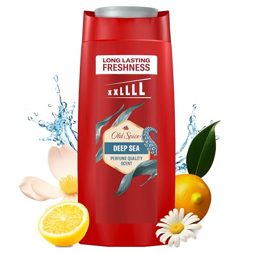 Old Spice Deep Sea Shower Gel ...-Face Wash, Long-lasting Fresh - down 49.45% (£3.13) to £3.20 from £6.33