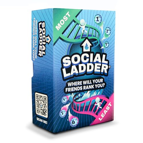 The Sidemen SOCIAL LADDER Card...Rank? For Adults and Teens 16+ - down 35.19% (£1.90) to £3.50 from £5.40