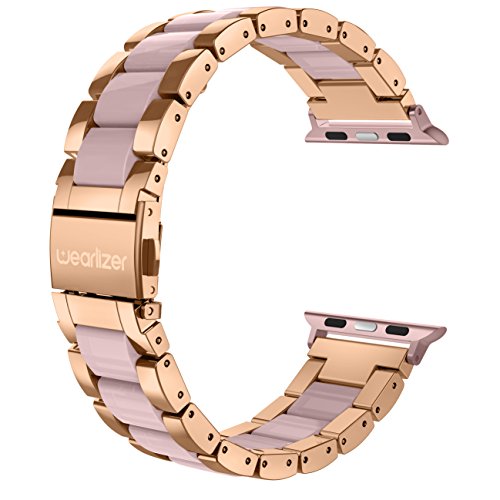 Wearlizer for Apple Watch Stra... 7 6 5 4 3 2 1- Copper + Pearl - down 10.01% (£1.47) to £13.22 from £14.69