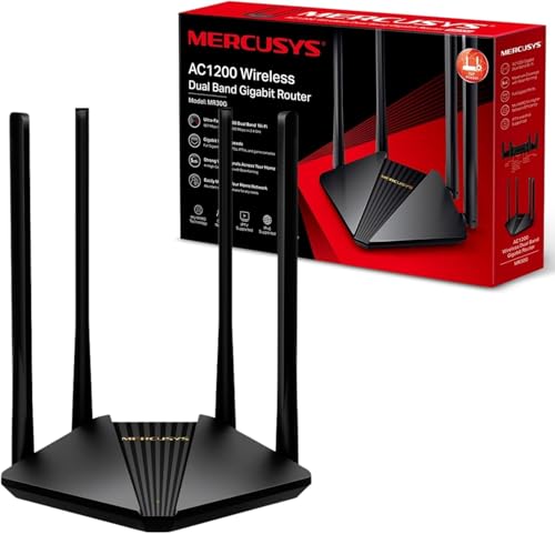 MERCUSYS MR30G AC1200Mbps Dual..., Stream HD Videos, Easy Setup - down 54.25% (£17.75) to £14.97 from £32.72