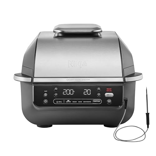 Ninja 5-in-1 Indoor Grill & Ai...mometer, Black/Silver, EG351UK - down 25.00% (£50.00) to £149.99 from £199.99