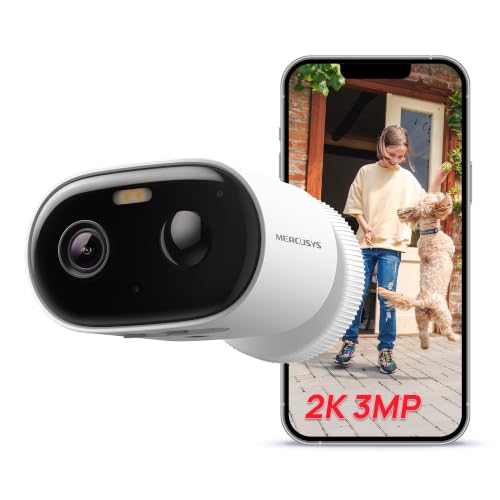 MERCUSYS MC410 2K HD Battery O...ty Camera Wireless CCTV Camera - down 46.67% (£35.00) to £39.99 from £74.99