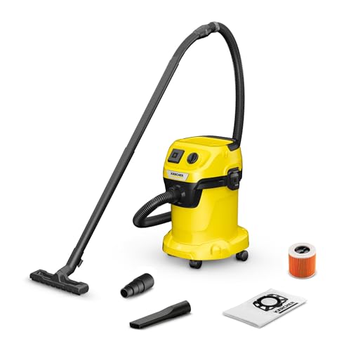 KÄRCHER WD 3 Wet and Dry Vacuum Cleaner, 17 L + Power Socket - down 34.62% (£45.00) to £84.99 from £129.99