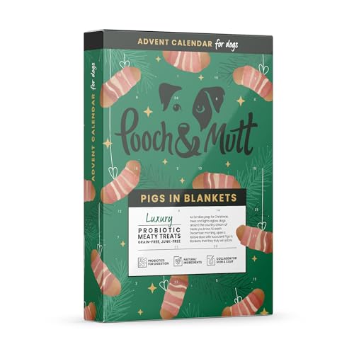Pooch & Mutt - Christmas Adven...alendar for Dogs, Meaty Treats - down 38.60% (£3.20) to £5.09 from £8.29