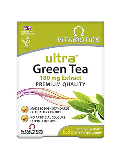 Vitabiotics Ultra Green Tea Tablets - 30 Count (Pack of 1) - down 49.92% (£2.96) to £2.97 from £5.93