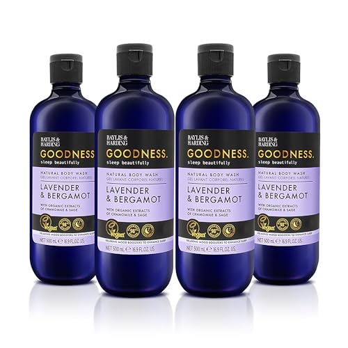 Baylis & Harding Goodness Slee...Natural Body Wash 500ml 4 pack - down 52.68% (£8.46) to £7.60 from £16.06