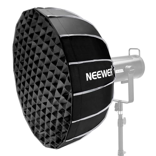 NEEWER 25.6"/65cm Softbox Para...ible with Aputure Godox, NS65U - down 35.00% (£26.25) to £48.74 from £74.99