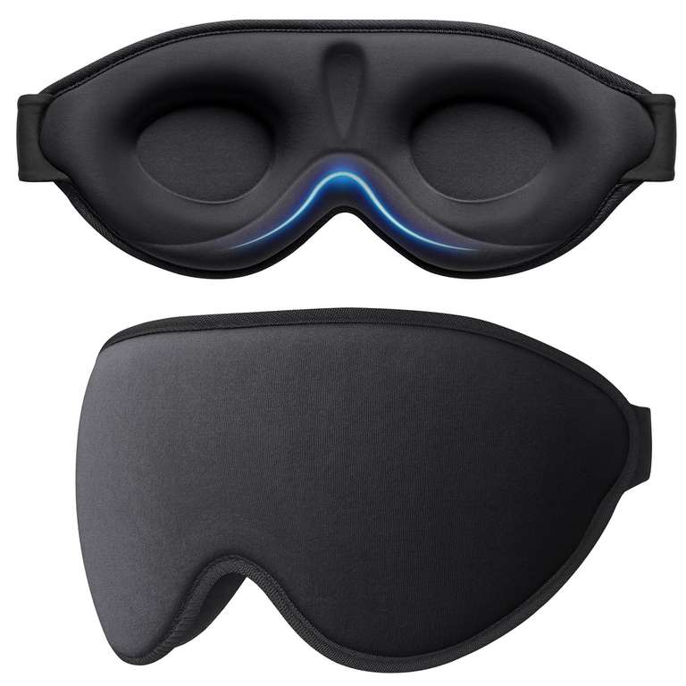 100% Light Blocking Sleep Masks for Men & Women-Zero Eye Pressure Mask for Sleeping-3D Ergonomic Design - Sold by Flying-Store / FBA