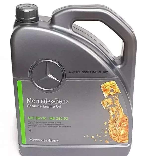 10L Genuine Sealed Mercedes Benz 5W30 Low Ash Engine Oil 229.52 Fully Synthetic (with code) - sold by Euro-Commercials Mercedes-Benz