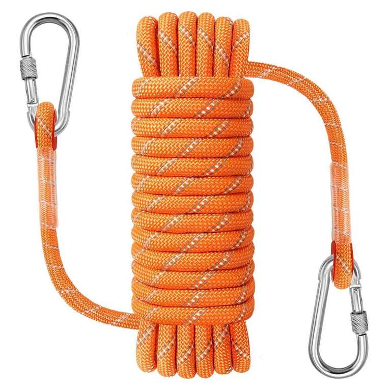 10mm x 10 Meters Static Outdoor Climbing Rope, Nylon Heavy Duty, Arborist Tree Work - Sold by NorthPada Direct / FBA