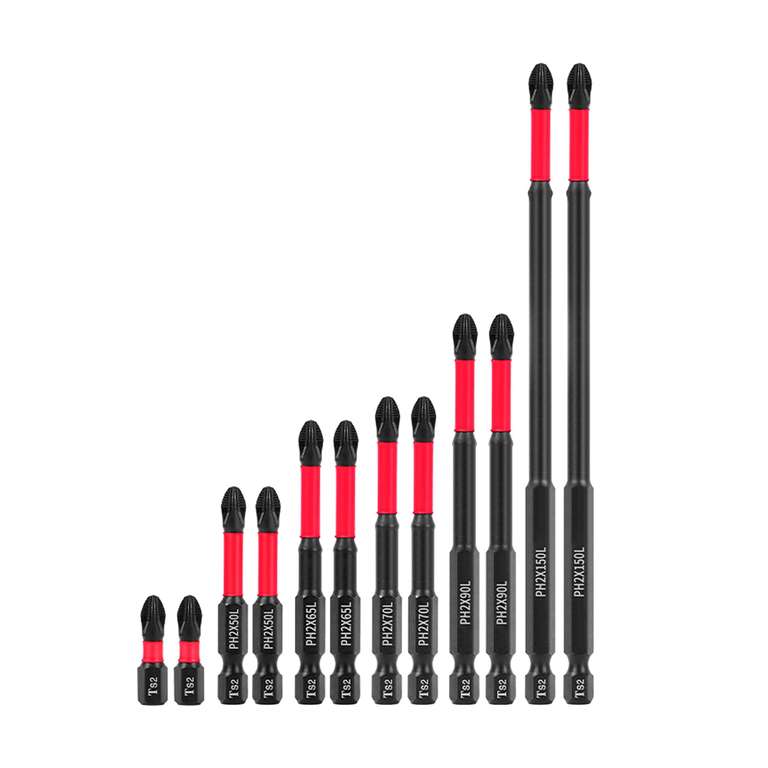 12PCS Phillips PH2 Screwdriver Bit Set Industrial Grade, Magnetic, Anti Slip Design - Sold by Amazon Haul Global UK