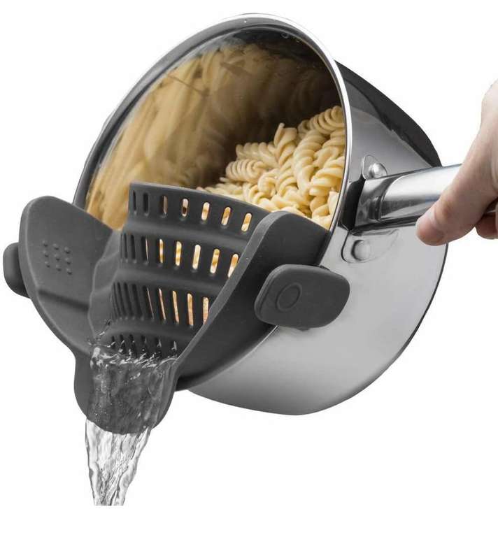 Silicone Strainer, Adjustable Clip On Pantry Drainer for Pans & Bowls - Amazon Haul Global