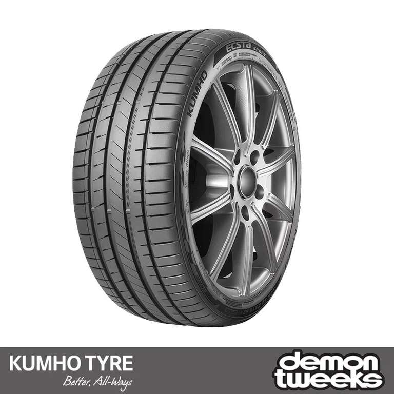1 x 225/40 R18 92Y XL Kumho Ecsta Sport PS72 Performance Tyre, EVc - 2254018 (New) - w/Code, Sold by demontweeksdirect (UK Mainland)