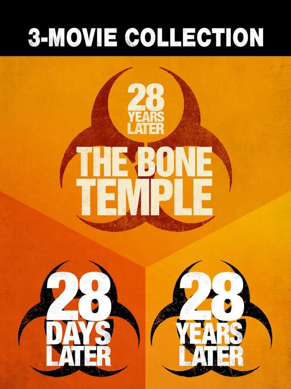 28 Days Later / 28 Years Later / 28 Years Later: The Bone Temple - 3-Movie Collection (4K / UHD / HDR) - To Buy Amazon Prime Video