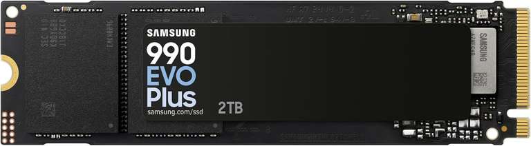 2TB SAMSUNG 990 EVO Plus M.2 PCIe Gen 4.0 x4 Internal SSD up to 7,250 MB/s Opened – never used with code at Currys Clearance